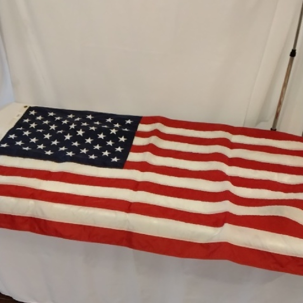 American Flag with Stars and Stripes